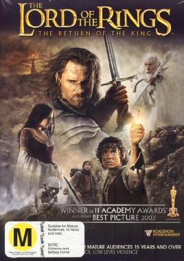 Catalogue search for Lord of the rings: Return of the king