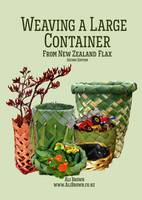 Weaving A Large Container From New Zealand Flax
