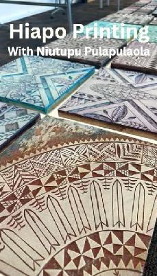"Hiapo Printing With Niutupu Pulapulaola" by Pulapulaola, Niutupu