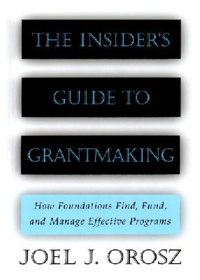 Catalogue record for The Insider's Guide to Grantmaking