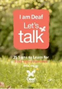 Catalogue record for 25 Signs to Learn for First Signs Families