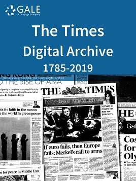 The Times Digital Archive 1785-2010