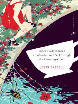 Cover of Alice's adventures in wonderland and Through the looking glass