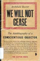 Cover of We will not cease