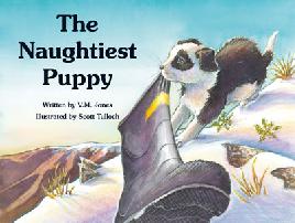 Book cover of The Naughtiest Puppy