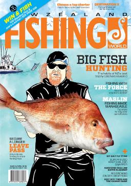 New Zealand Fishing World magazine cover